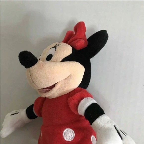 Disney mini Minnie Mouse Soft Doll Plush 10” doll handheld Authentic Disney park - Picture 6 of 14